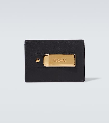Medusa leather card holder