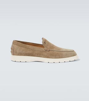 Slip-on suede loafers