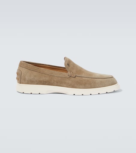 Slip-on suede loafers