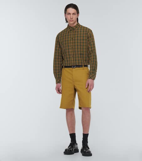 Cotton cargo shorts