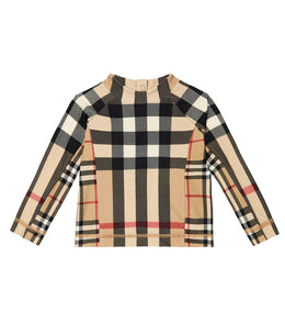 Baby Vintage Check rashguard