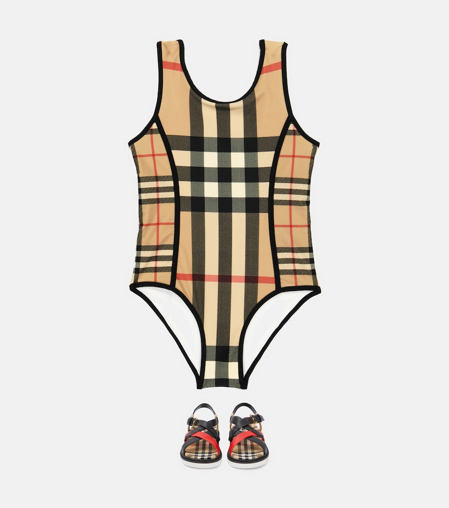 Burberry Check swimsuit