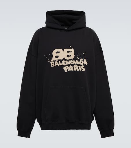 Logo cotton hoodie