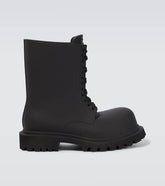 Steroid lace-up boots
