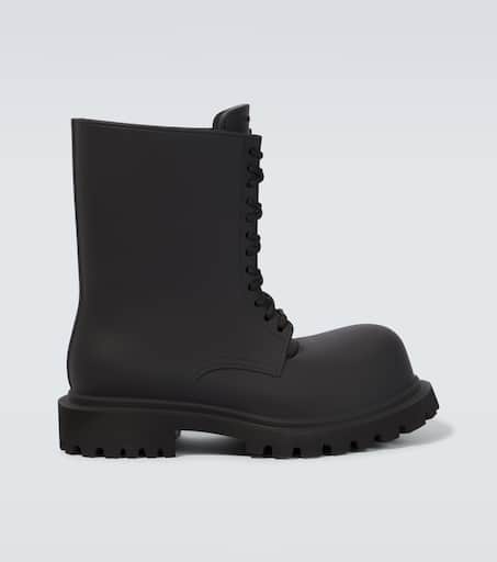 Steroid lace-up boots