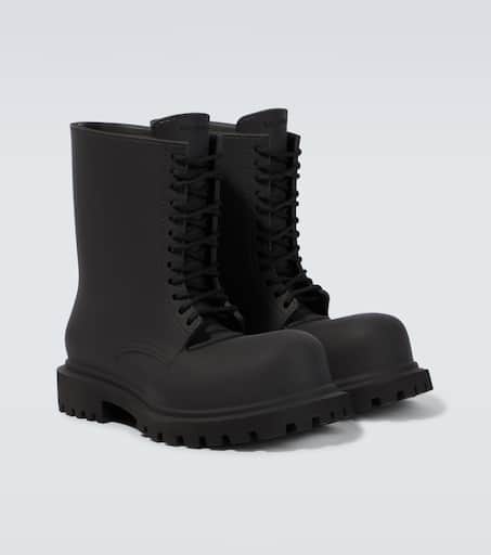 Steroid lace-up boots