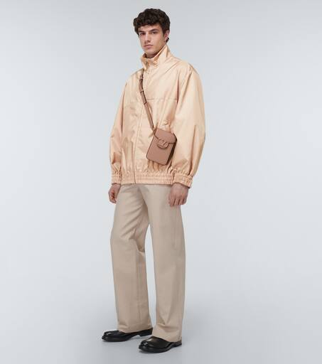 Oversized satin jacket