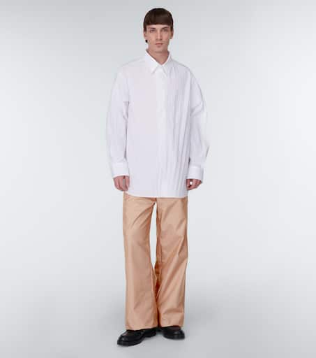 Wide-leg track pants