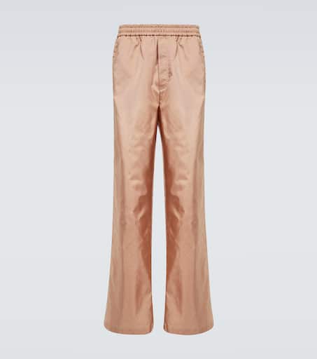 Wide-leg track pants