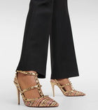 Valentino Garavani Rockstud tweed pumps