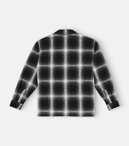Logo checked shirt