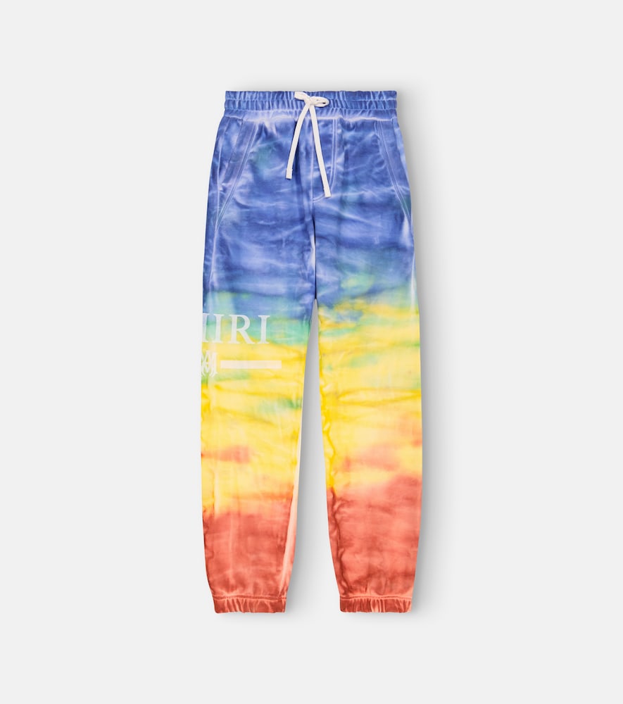 Tie-dye cotton sweatpants