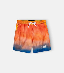 Gradient swim trunks