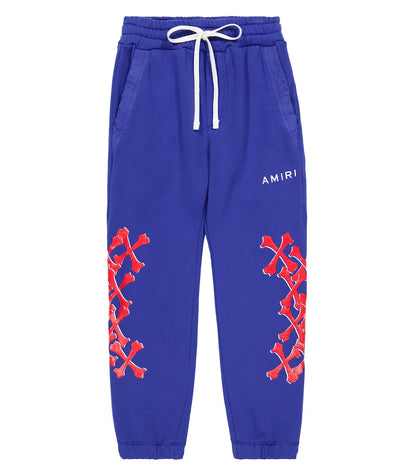 Printed cotton sweatpants