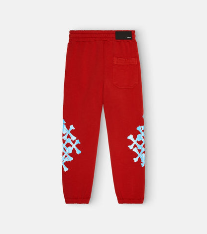 Printed cotton sweatpants