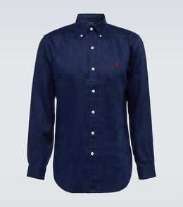 Slim linen shirt
