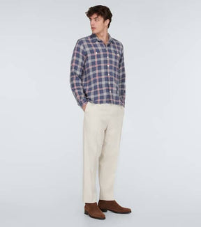 Checked cotton shirt