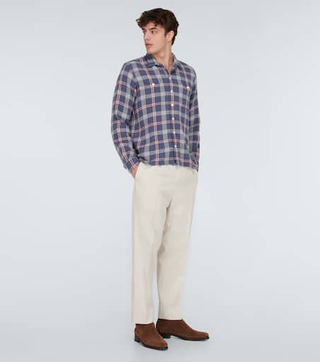 Checked cotton shirt