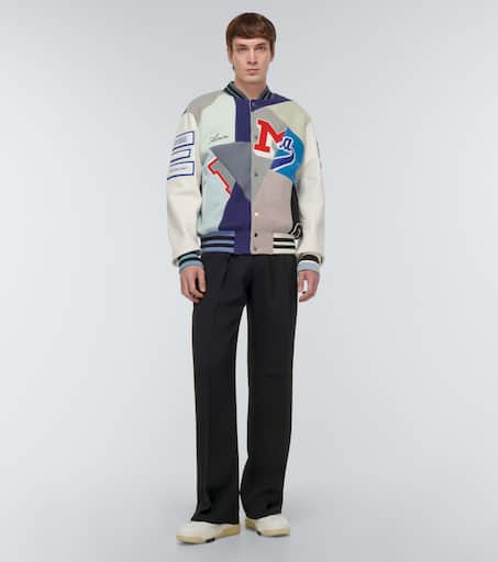 Twill straight pants