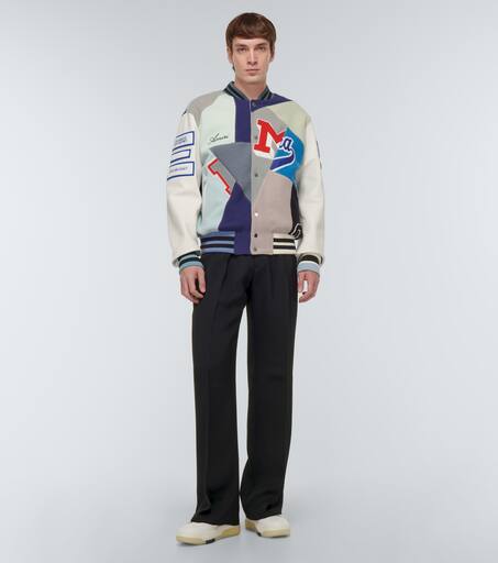 Twill straight pants