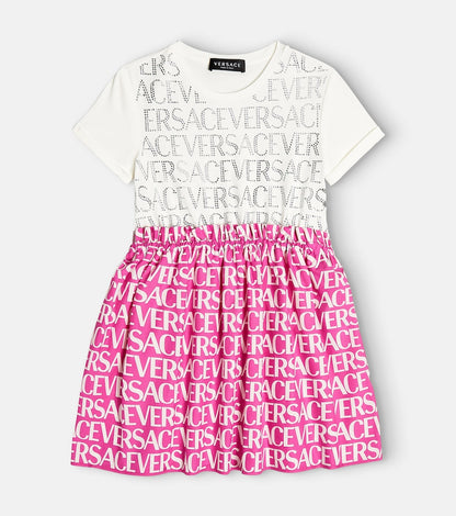 Logo cotton jersey T-shirt dress