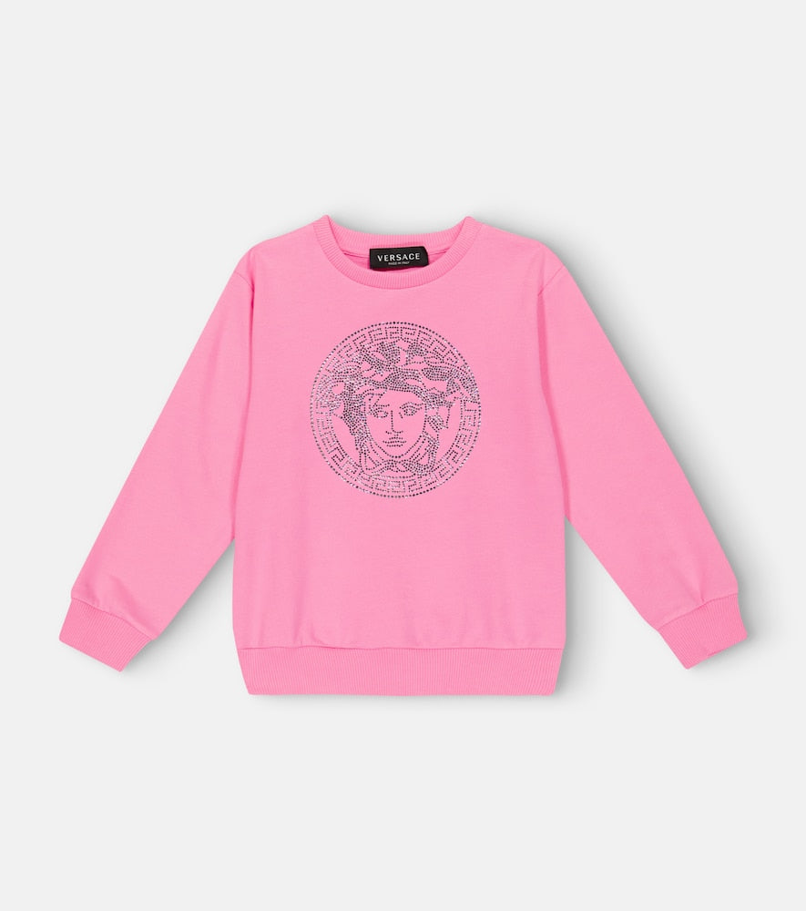 Medusa embellished sweatshirt