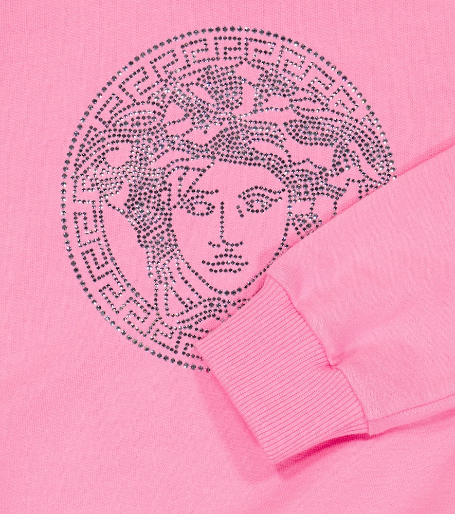 Medusa embellished sweatshirt