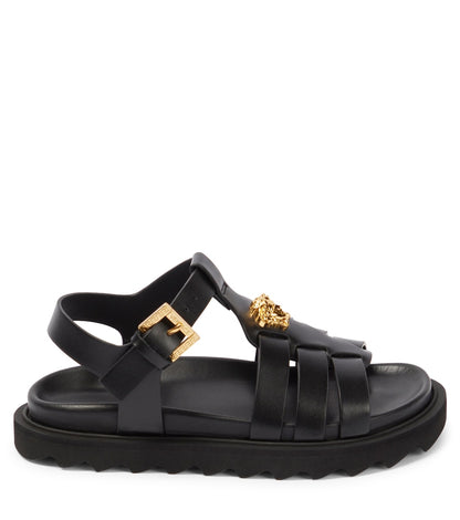 La Medusa leather sandals