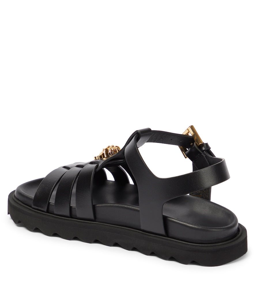 La Medusa leather sandals