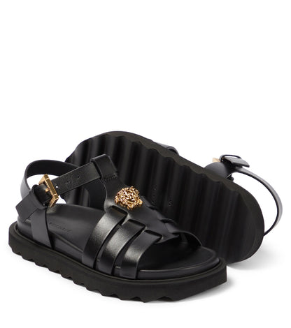 La Medusa leather sandals