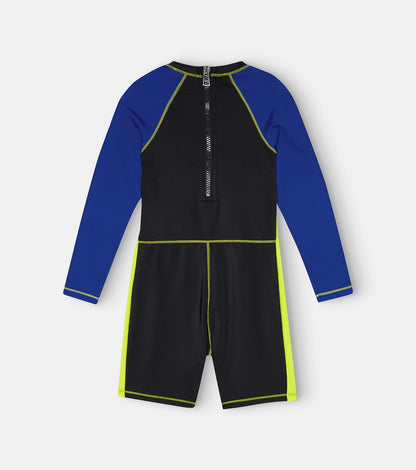 Printed rashguard swimsuit