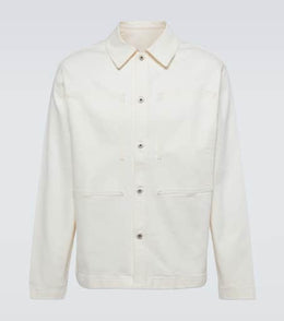 Logo denim shirt