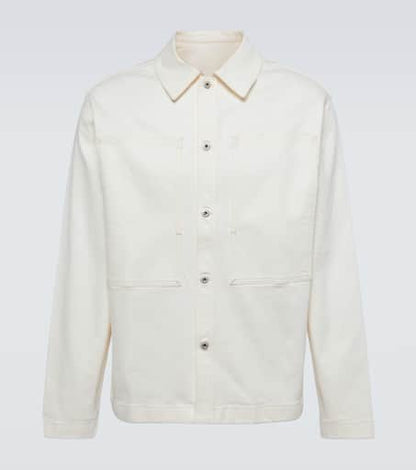 Logo denim shirt