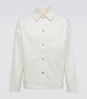 Logo denim shirt