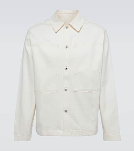 Logo denim shirt