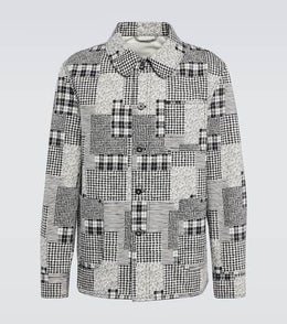 Printed denim jacket