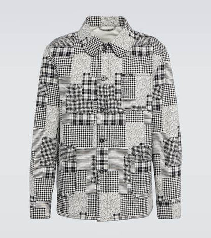 Printed denim jacket