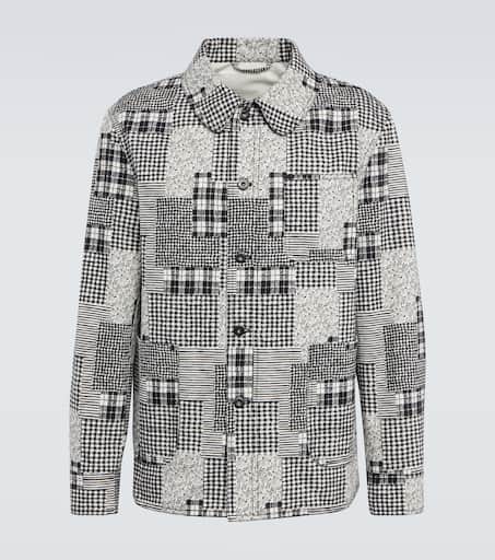 Printed denim jacket