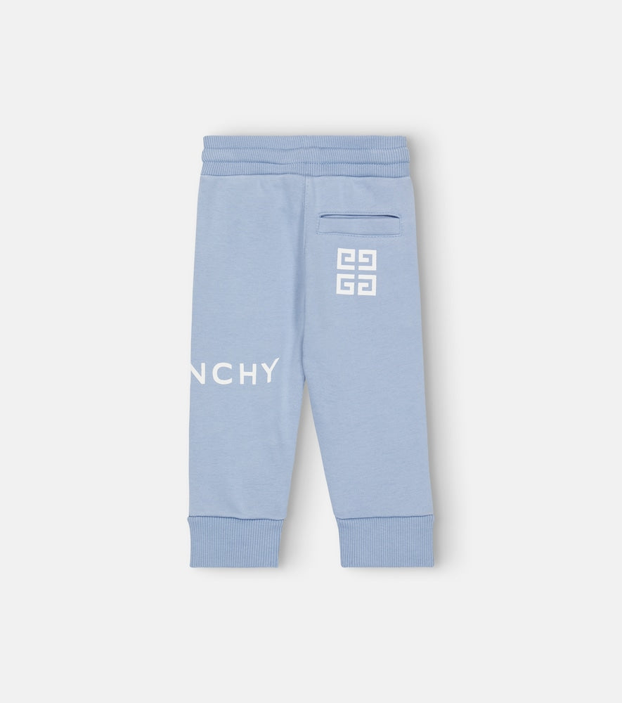 Baby logo cotton-blend sweatpants