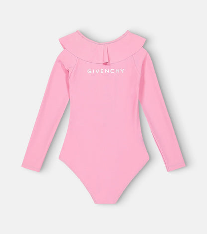Logo rashguard swimsuit
