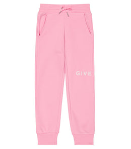 Logo cotton-blend jersey sweatpants