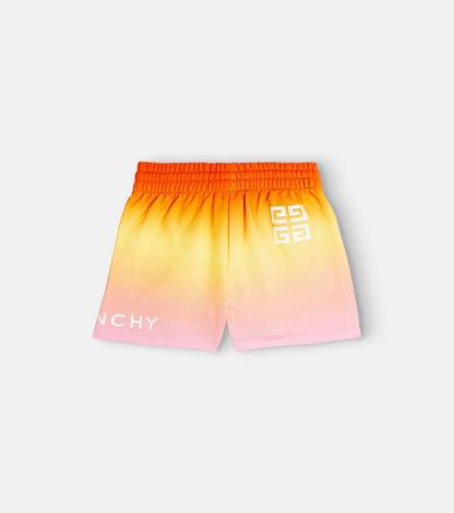 Logo ombré cotton jersey shorts