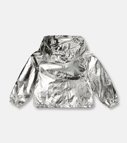 Logo metallic jacket