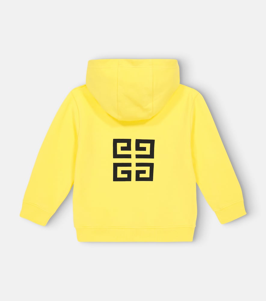 Logo cotton-blend hoodie