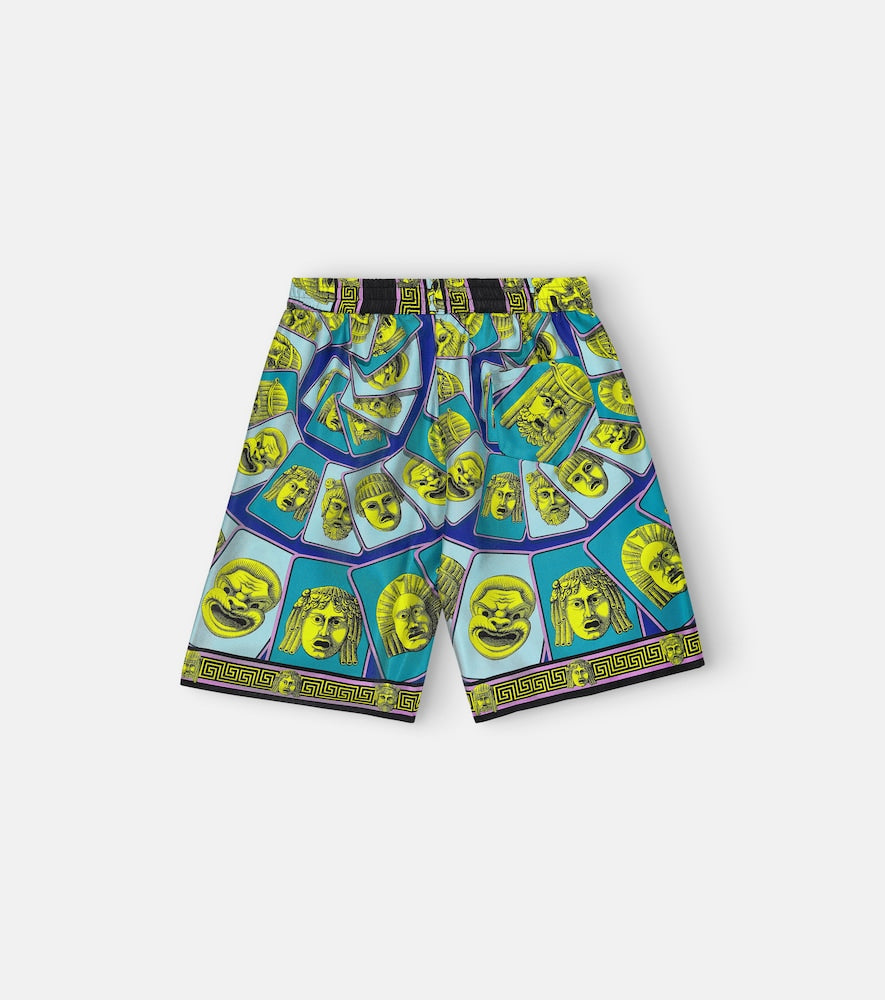 Le Maschere silk twill shorts