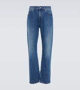Straight-leg jeans