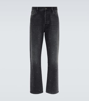 Rockstud straight jeans