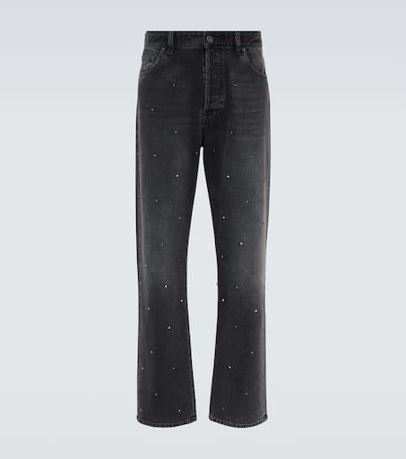 Rockstud straight jeans