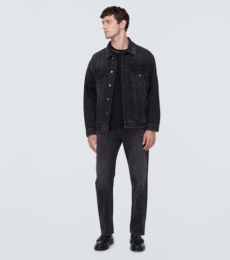 Rockstud straight jeans