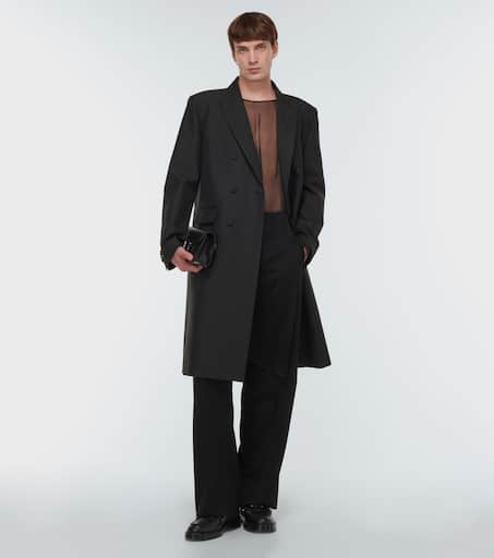 Double-breasted coat